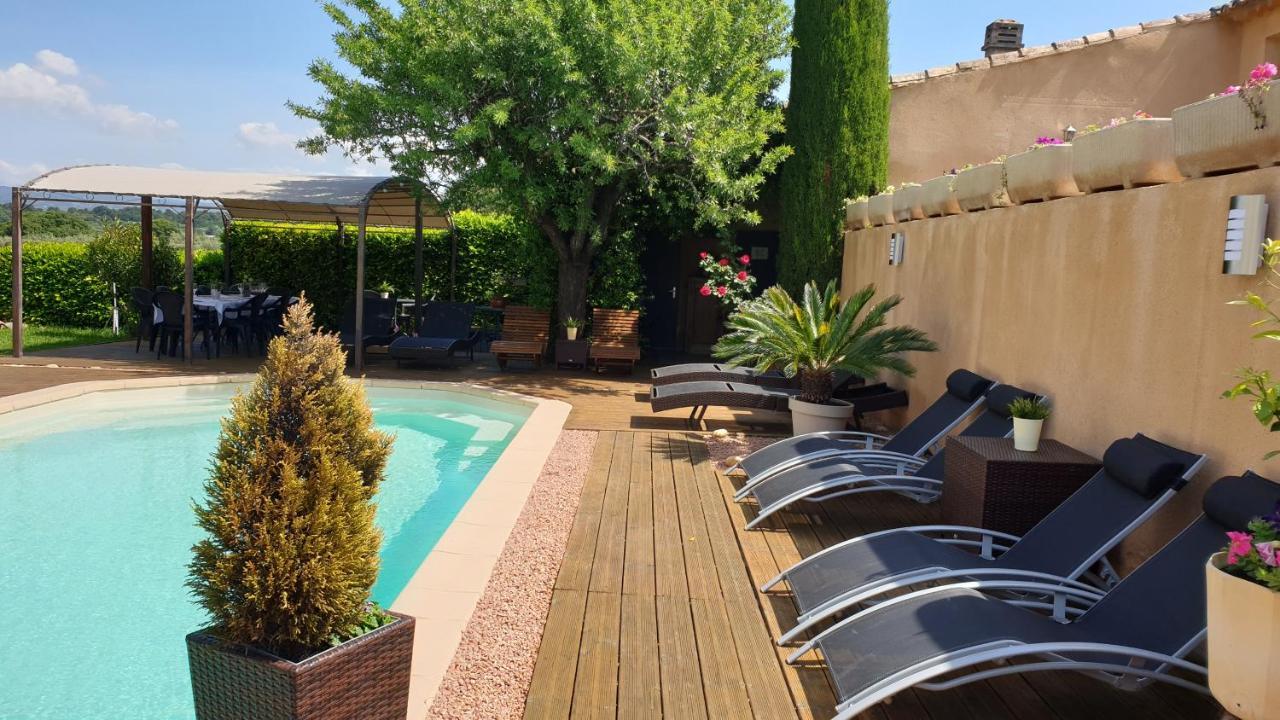 Le Jardin D'Ivana Chambres D'Hotes B&B Avec Piscine Chauffee Oppède Buitenkant foto