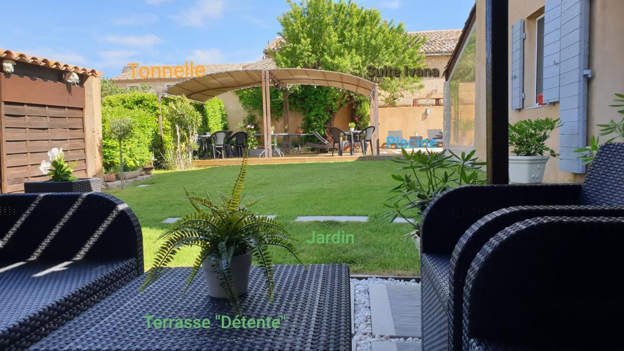Le Jardin D'Ivana Chambres D'Hotes B&B Avec Piscine Chauffee Oppède Buitenkant foto
